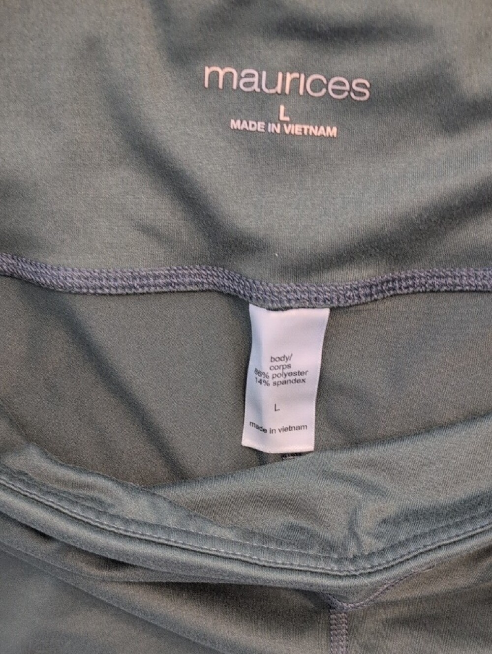 (2) Pack Maurices Bike Shorts in Olive Green & Black Camo - Picture 2 of 5